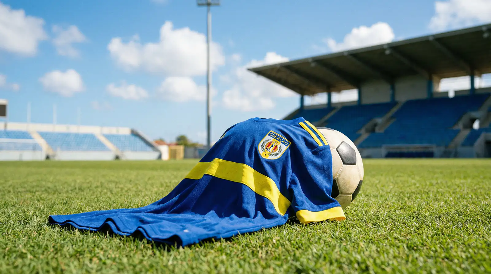 Foireann sacair Curaçao ag a gcéad Corn Domhain riamh i 2026 — oileán beag le haisling mhór i nGrúpa E